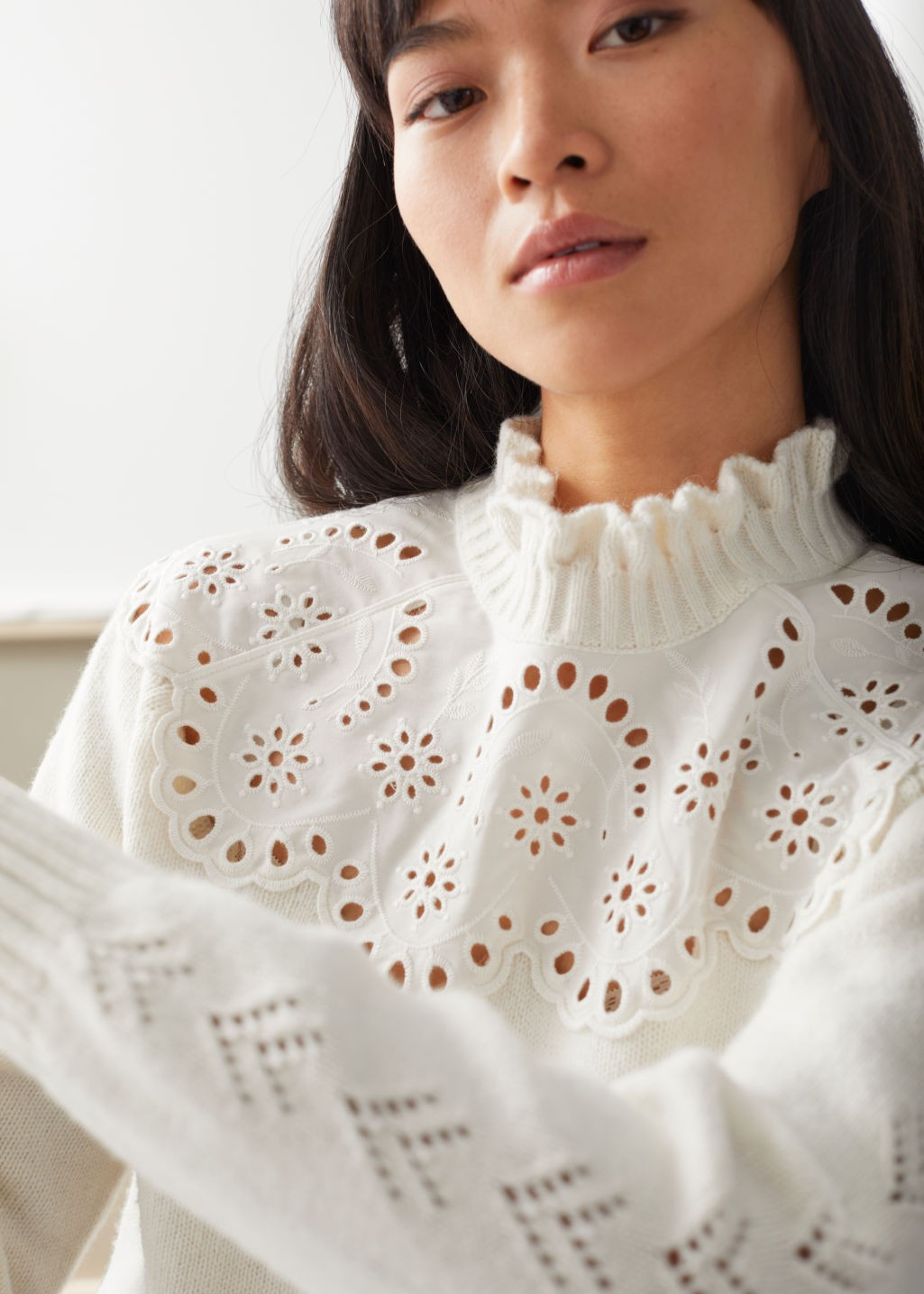 Wool Blend Scalloped Sweater | & Other Stories (EU + UK)