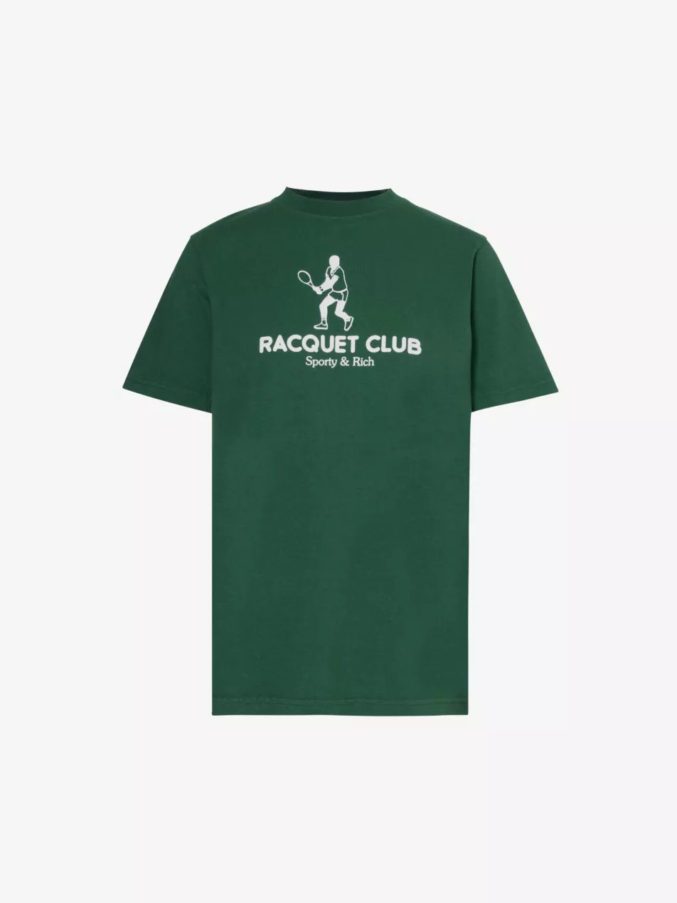 Backhand logo-print cotton-jersey T-shirt | Selfridges