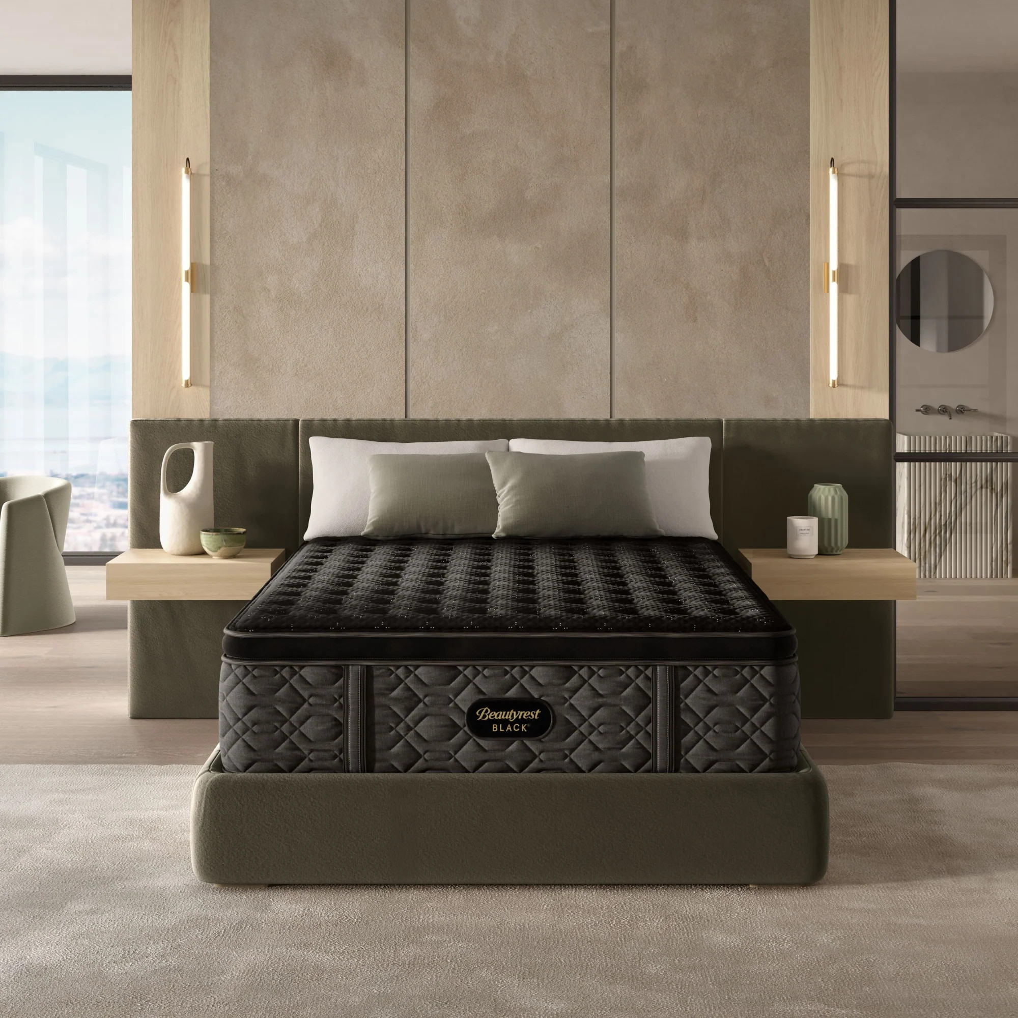 Beautyrest Black Series Three 16.5"" Firm Pillow Top Mattress -Full | Beautyrest