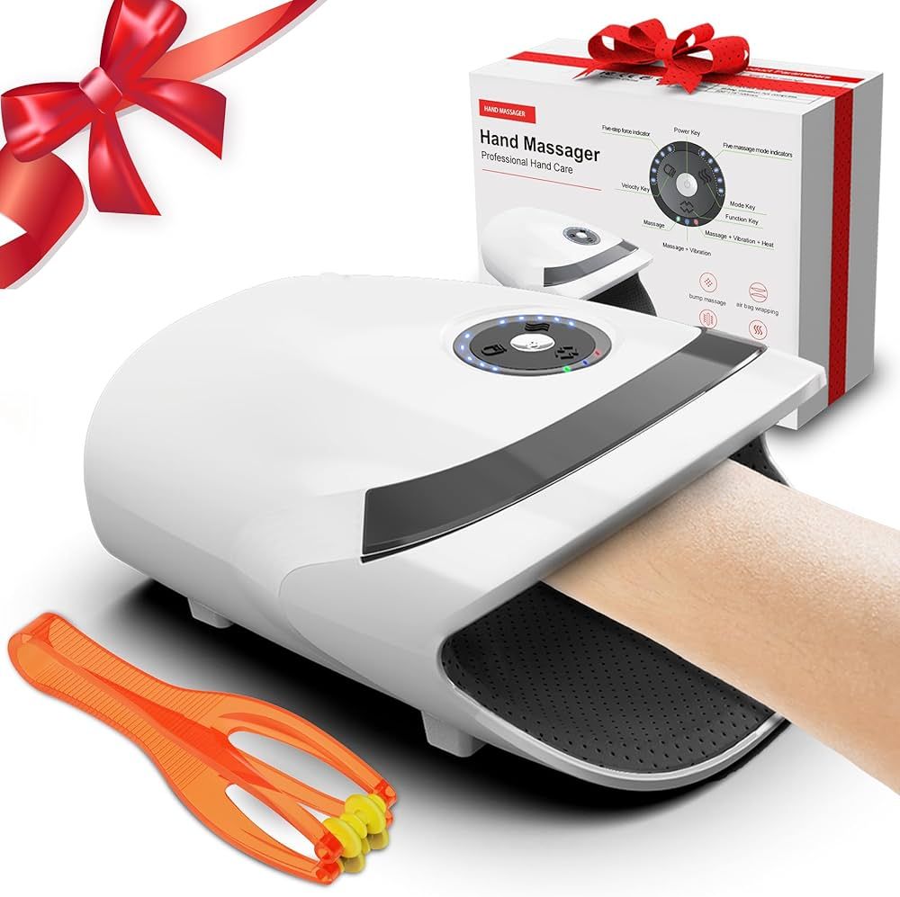 Hand Massager with Compression & Heating - Mothers Day Gifts,Fathers Day Dad Gifts,Cordless Elect... | Amazon (US)