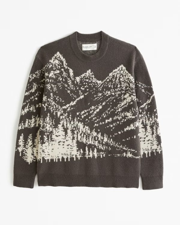 Scenic Marled Crew Sweater | Abercrombie & Fitch (US)