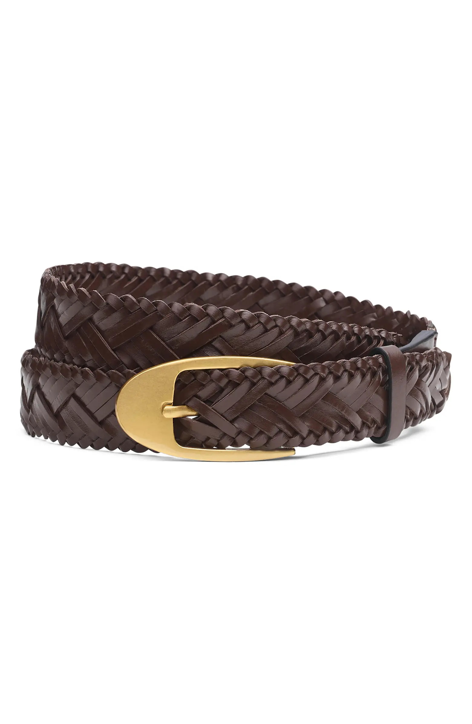 rag & bone Gemma Woven Leather Belt | Nordstromrack | Nordstrom Rack