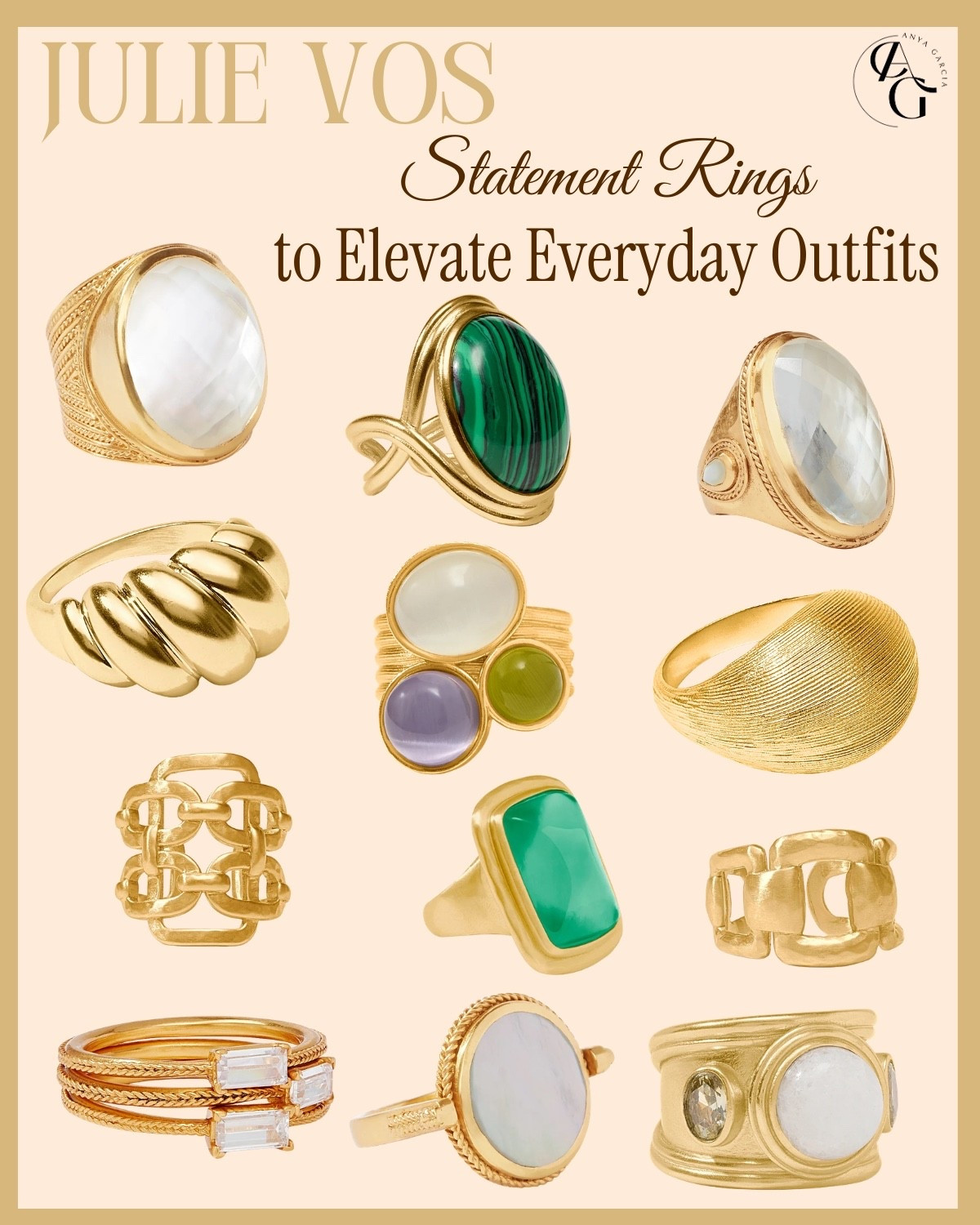 Julie Vos ~ Statement Rings: to Elevate Everyday Outfits.

#LTKbeauty #LTKdatenight #LTKworkwear
