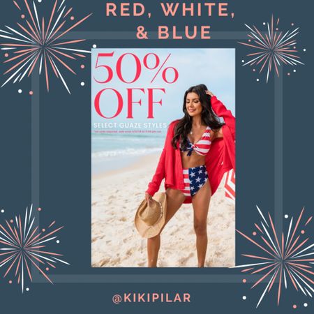 50% off select gauze
Pink lily sale
Red white & blue
Summer outfit 
Beach coverup
Beach outfit
Vacay
Vacation 
July 4
4th of July 

#LTKSaleAlert #LTKFindsUnder50 #LTKStyleTip