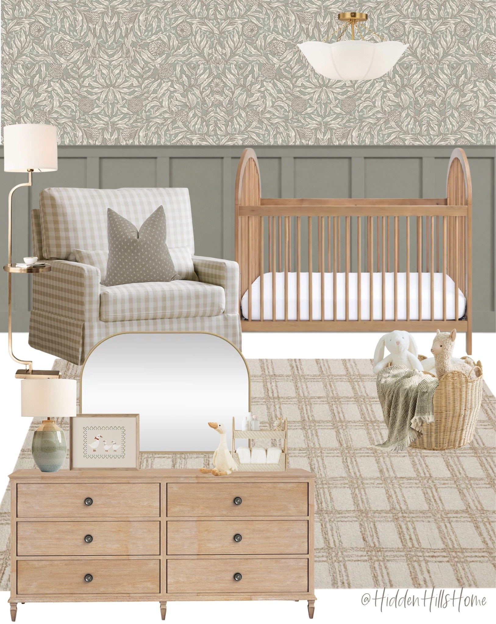 Nursery decor ideas with Sage green tones! Cute nursery inspiration, nursery mood boards, Sage green nursery design, home decor, crib, glider

#LTKHome #LTKSaleAlert #LTKBaby