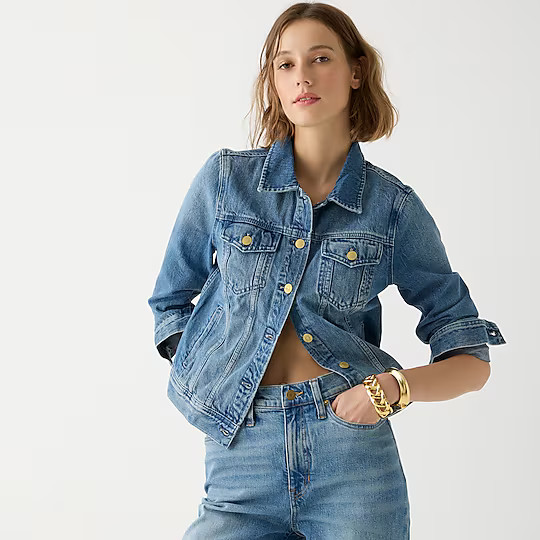 Classic denim jacket in Brilliant Day wash | J. Crew US