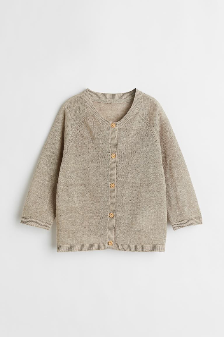 Knitted linen cardigan | H&M (DE, AT, CH, DK, NL, NO, FI)