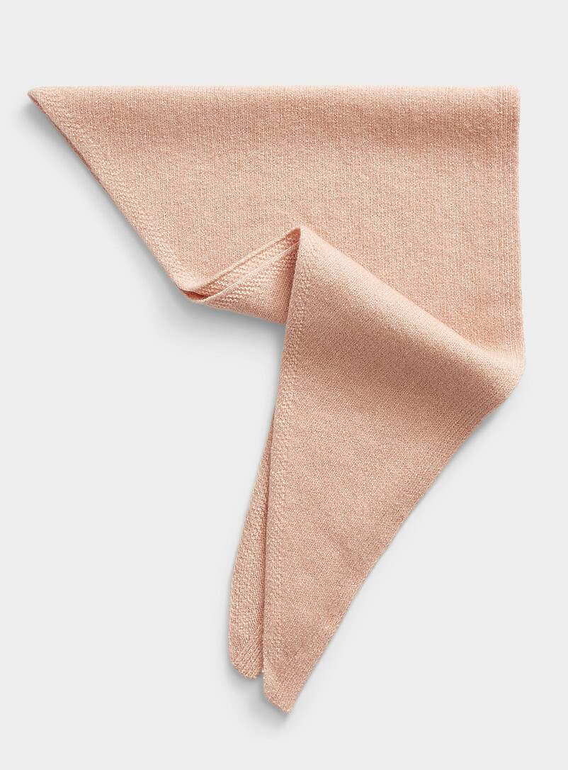Wool-blend triangle scarf | Simons