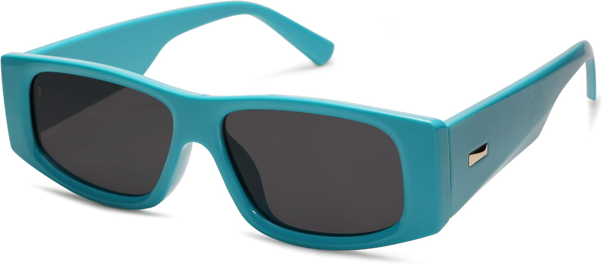 Retro Trendy Rectangle Polarized Sunglasses 80s 90s Y2K Narrow Sunnies SJ2228 | Amazon (US)