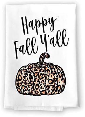 Honey Dew Gifts, Funny Leopard Print Kitchen Towels, Happy Fall Y’All, Autumn and Fall Pumpkin ... | Amazon (US)