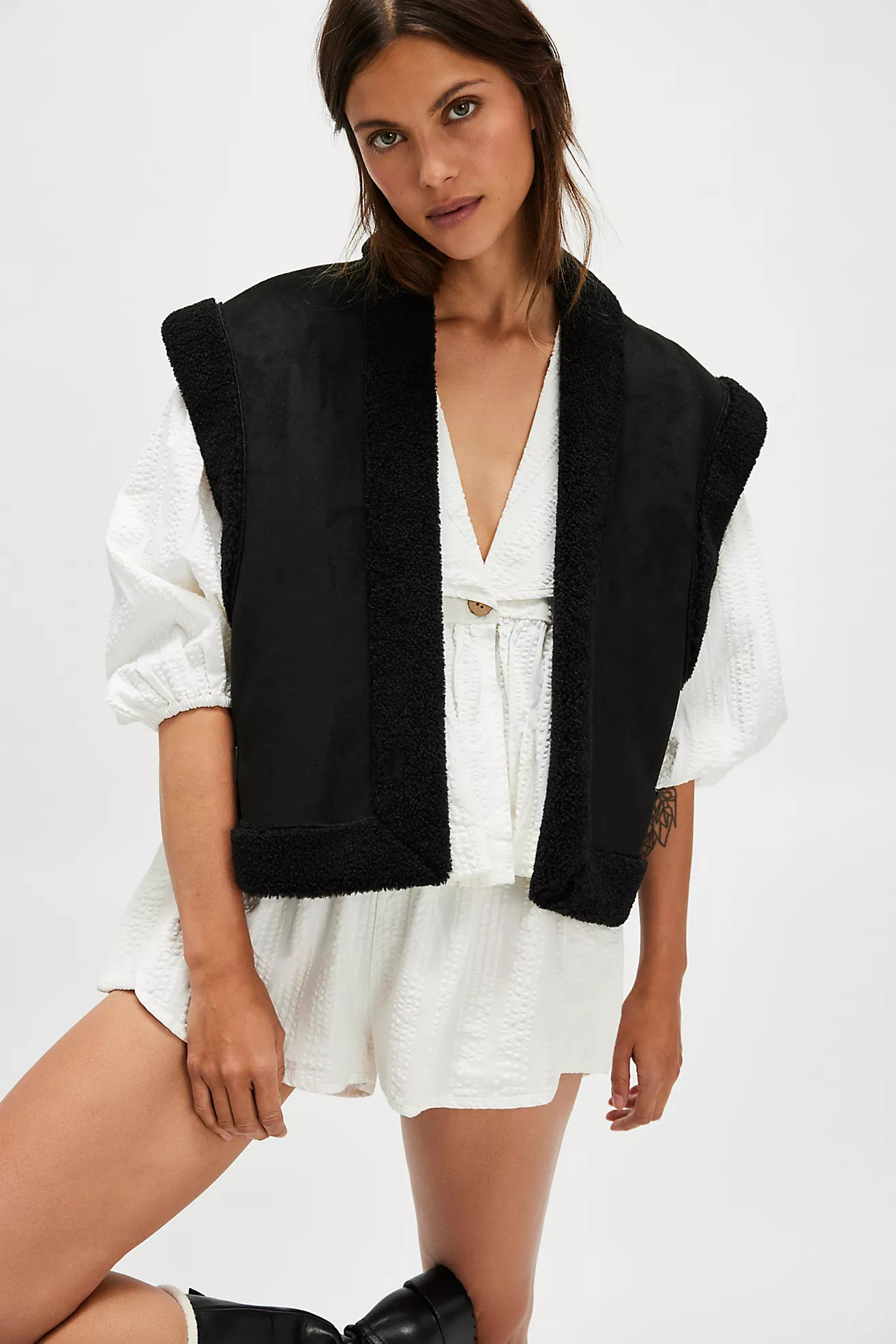 Marianna Vegan Suede Vest | Free People (UK)