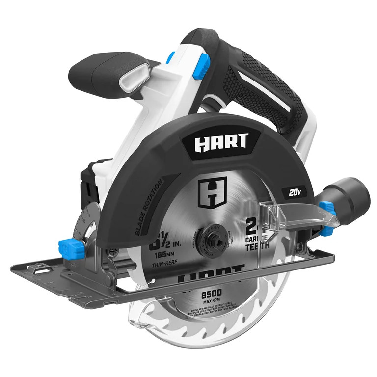HART 20-Volt 6-1/2-inch Battery-Powered Circular Saw (Battery Not Included) - Walmart.com | Walmart (US)