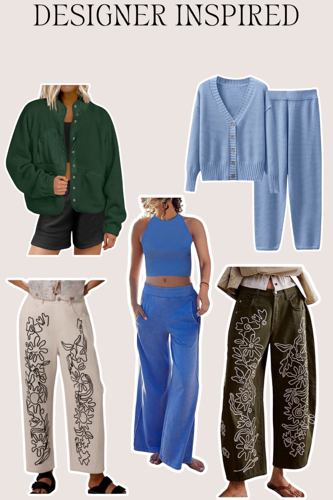 Splurge vs save on these designer inspired items! Shop Amazon and free people for these! 🩵

#LTKFindsUnder100 #LTKSaleAlert #LTKStyleTip