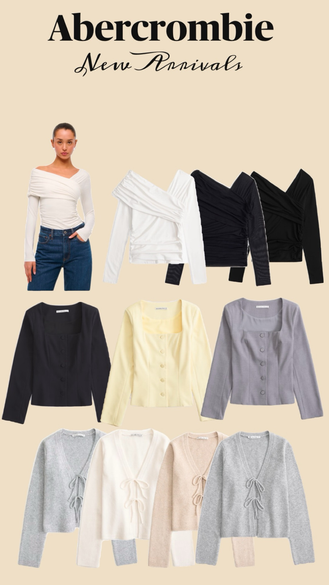 New arrivals at Abercrombie! 

#LTKStyleTip #LTKWorkwear #LTKGiftGuide