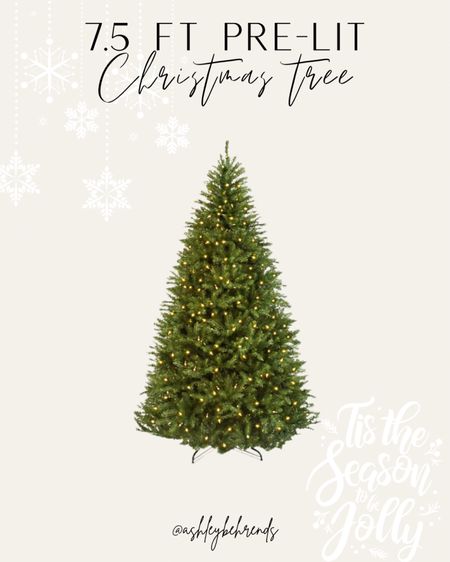Artificial Christmas tree 🎄 
7.5 FT // Pre-lit 
#christmastree #artificialtree #prelittree #christmas #holiday #trees #faketree #homedecor 

#LTKHoliday #LTKhome #LTKSeasonal