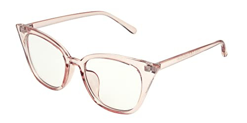Foster Grant Rose Women's Blue Light Glasses, Crystal Light Pink, 51mm, 5013054-000.COM | Amazon (US)