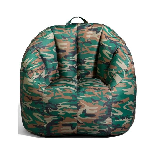 Big Joe Joey Bean Bag Chair, Smartmax, Kids/Teens, 2.5 Feet, Green Woodland Camo | Walmart (US)