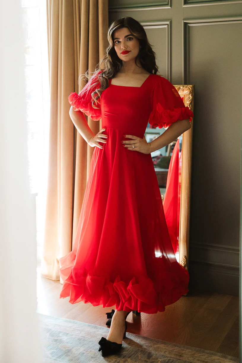 Kendy Dress in Red - FINAL SALE | Ivy City Co