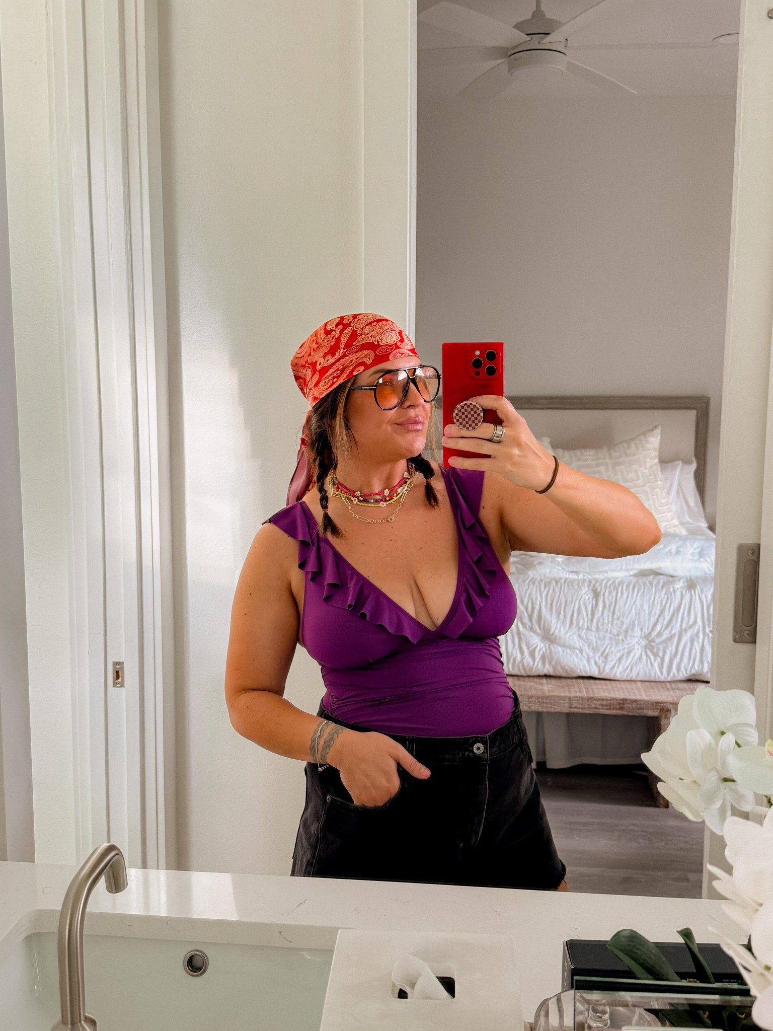 Today’s beach outfit. 
Swim: XL
Shorts: TTS


#LTKFindsUnder50 #LTKStyleTip #LTKMidsize