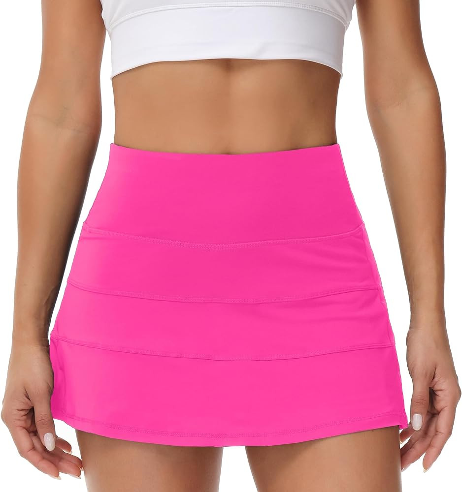 MCEDAR Pleated Tennis Skirt for Women with Pockets Women's High Waisted Athletic Golf Skorts Skir... | Amazon (US)