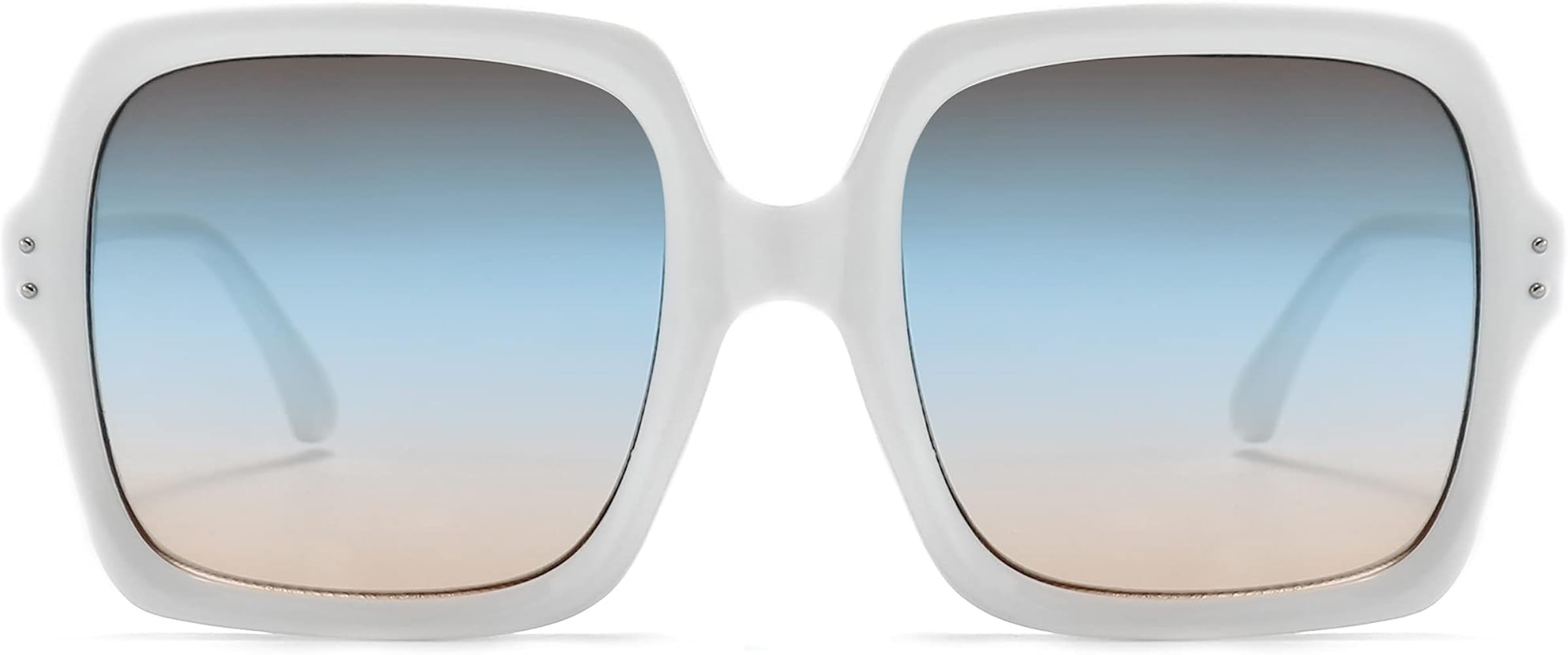 Dollger Oversized Square Sunglasses for Women Big Large Wide Fashion Shades for Men UV Protection... | Amazon (US)