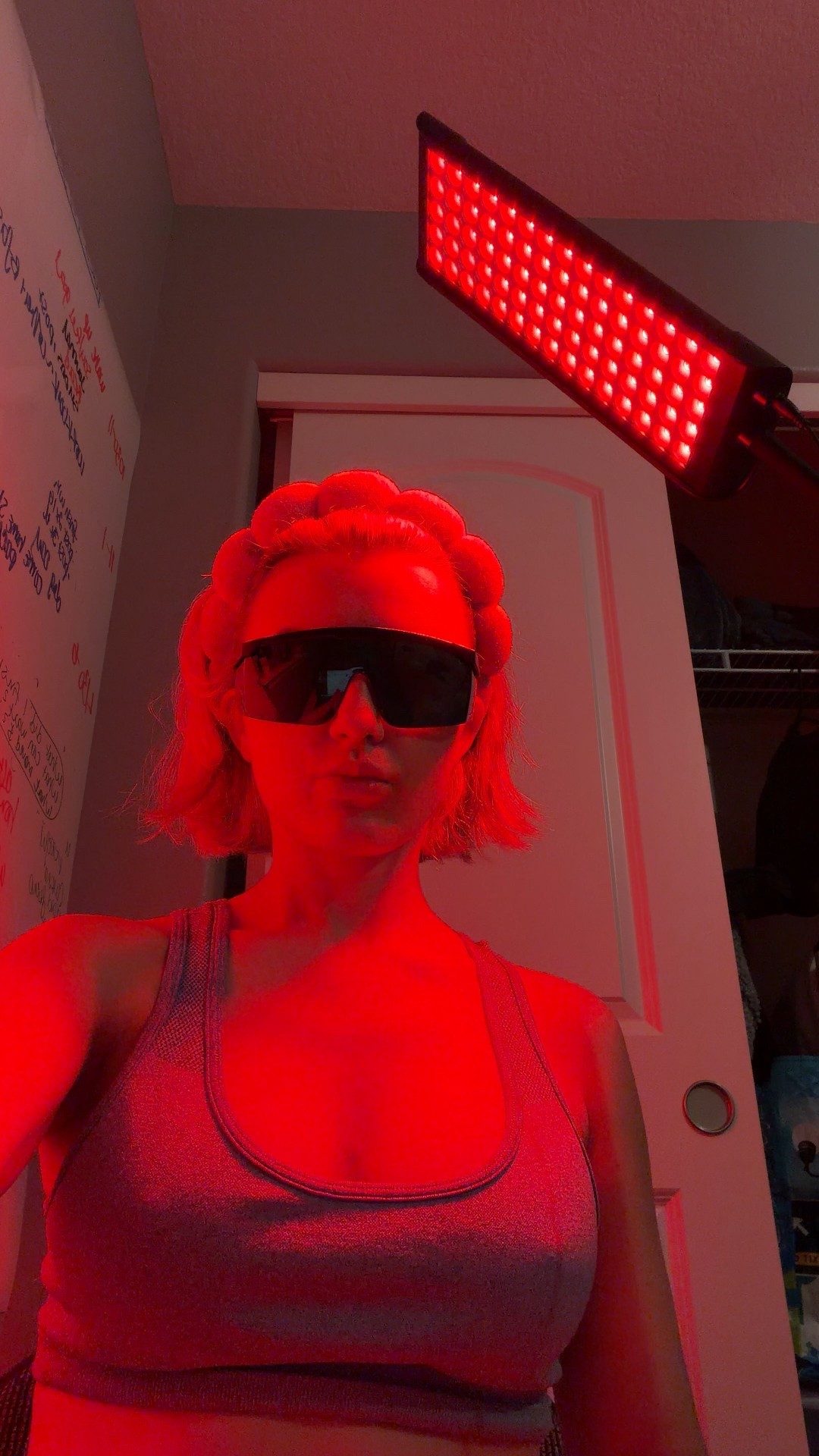 habit stacking! working and red light 