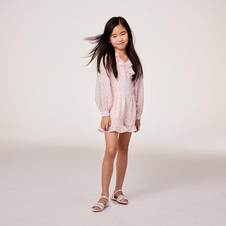 Floral Ruffle Trim Romper | Janie and Jack