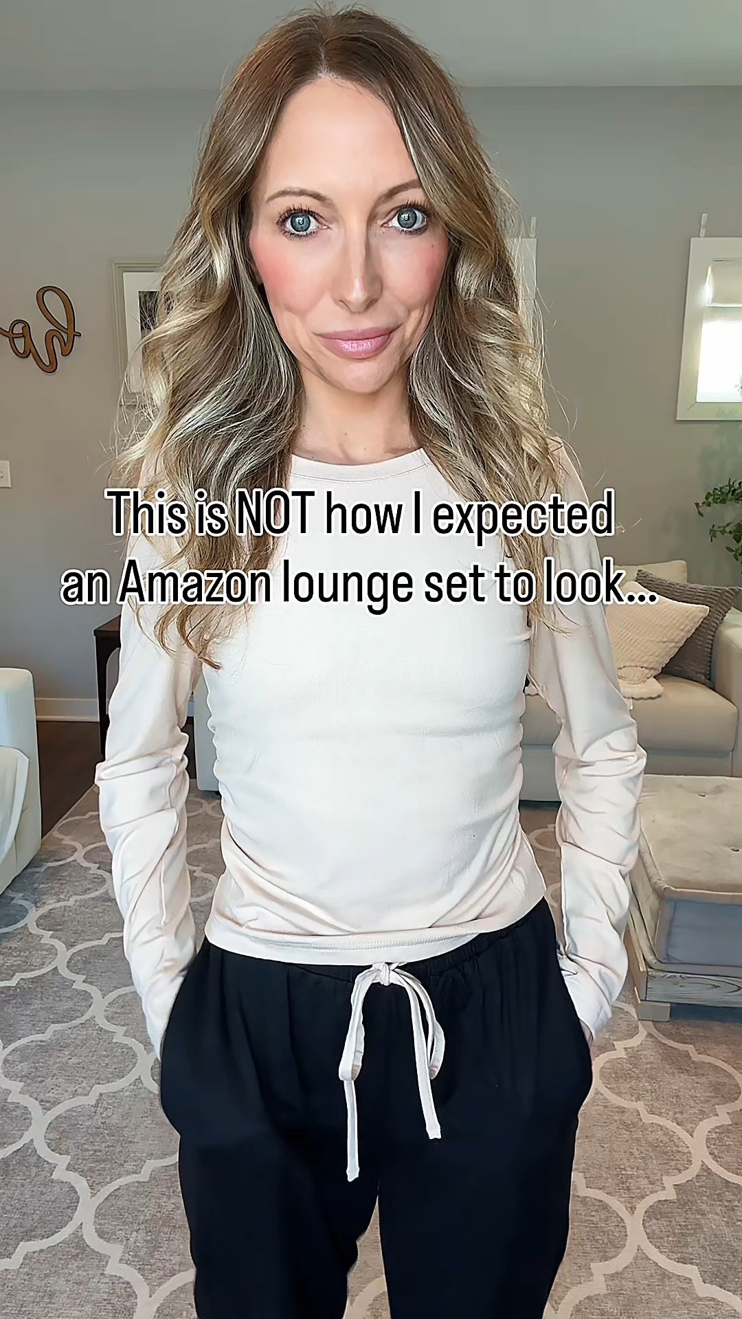 Amazon Lounge Set Styled Two Ways (Cozy to Errands)

This Amazon lounge set is soft, flattering, and easy to wear all day. I love it as a cozy matching set at home, then adding a vest for errands, travel, or mom-on-the-go days. The long sleeve top pairs perfectly with the relaxed sweatpants for an effortless, put-together look that still feels comfortable. A versatile Amazon find you’ll reach for on repeat.

#LTKmomlife #LTKTravel #LTKootd