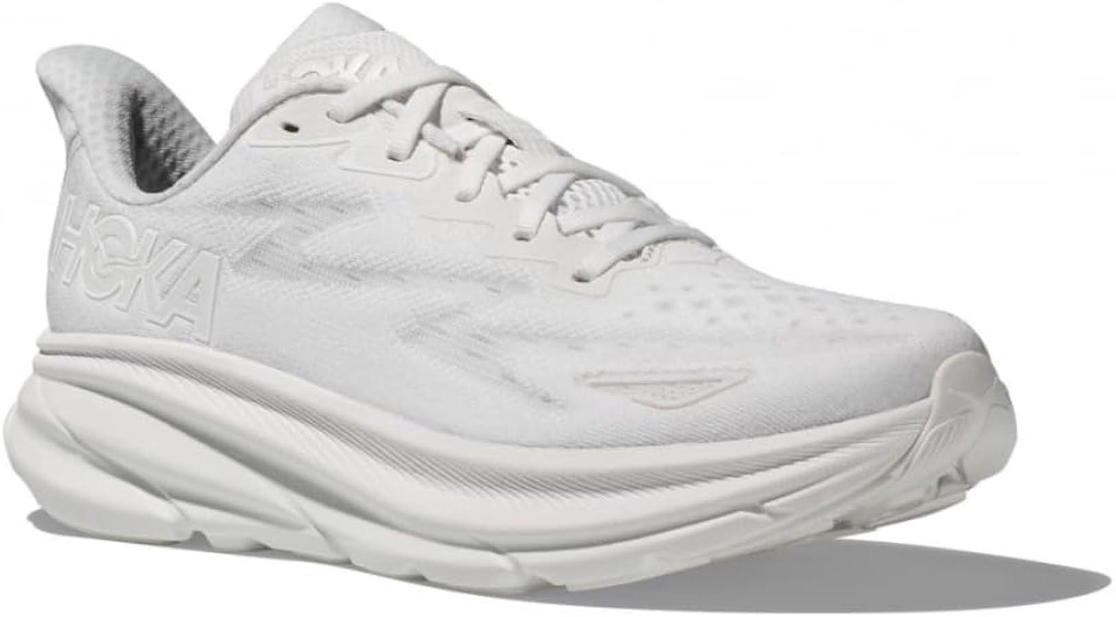 Hoka Women's Clifton 9 Sneaker, White/White, 6.5 | Amazon (US)