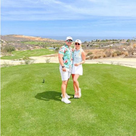His & hers golf  looks for couples! Perfect to wear during your destination wedding week, honeymoon, or anniversary trip! 

#LTKmens #LTKFitness #LTKsalealert
