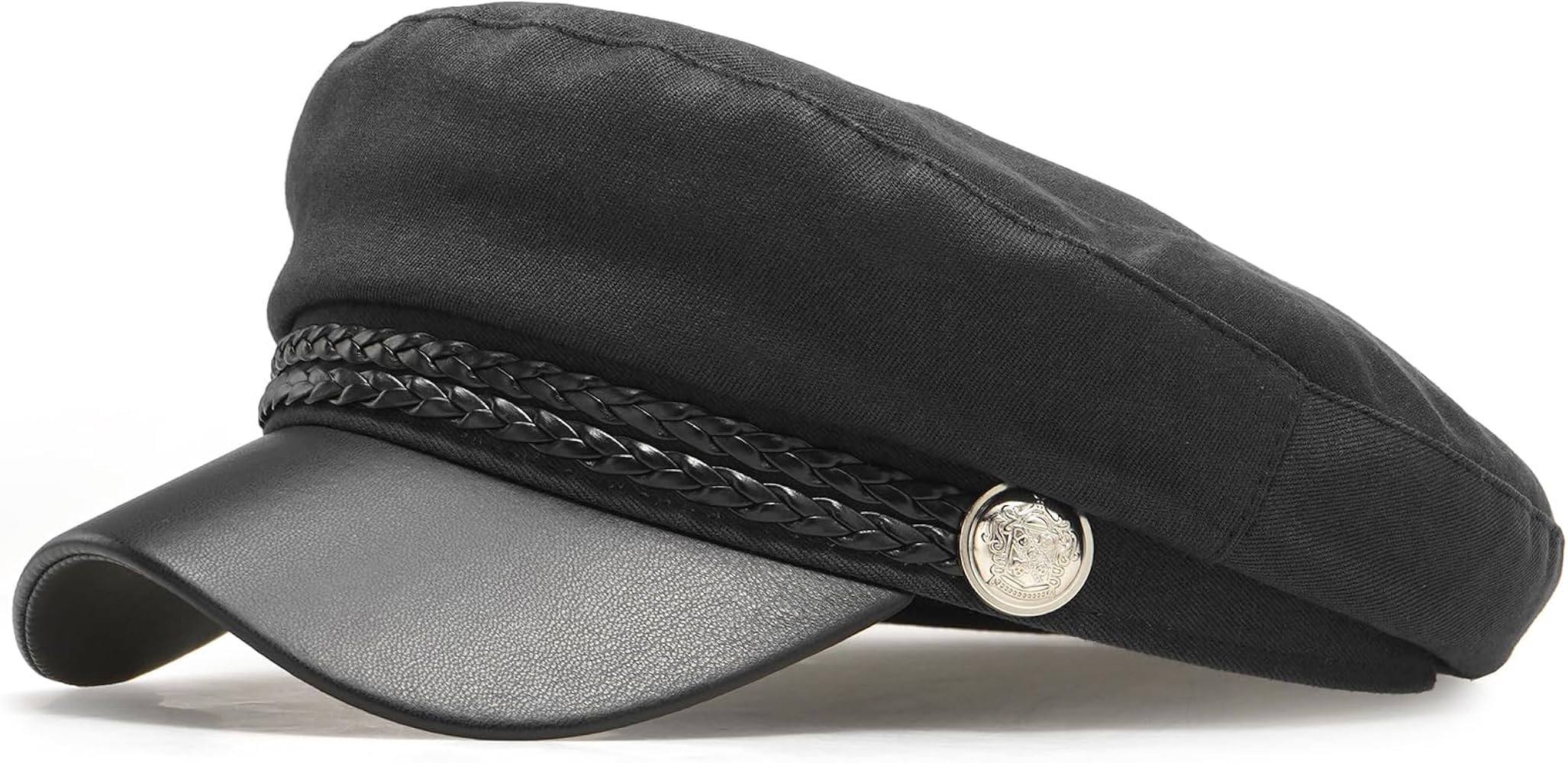 Women Newsboy Cap Fiddler Caps Classic Beret Hat Fisherman Flat Hats | Amazon (US)
