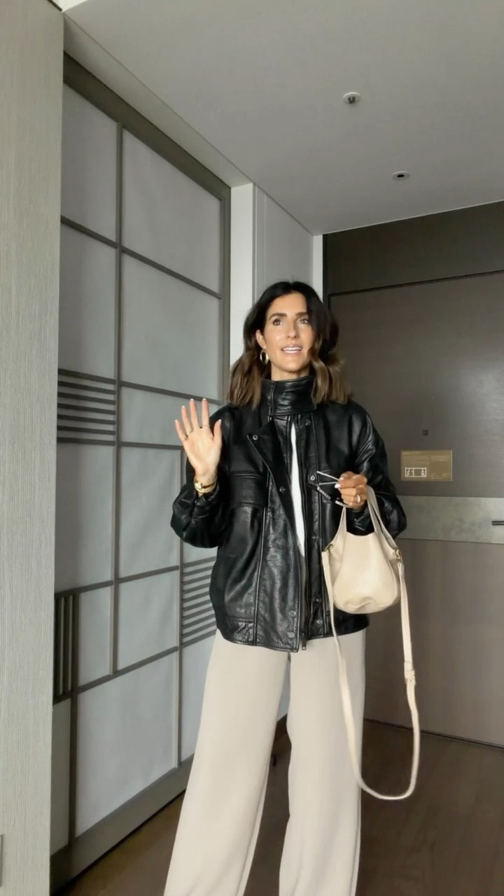 Hello from Tokyo Japan! 🇯🇵 wanted to share what I’m wearing today. It’s a bit rainy out so I have two options for layers. What do you like best? I’m just shy of 5-7” wearing the size small pants from @Aritzia and size large knit sweater for an oversized fit from @Target and XS leather jacket from @Zara 

#LTKootd #LTKgrwm #LTKTravel