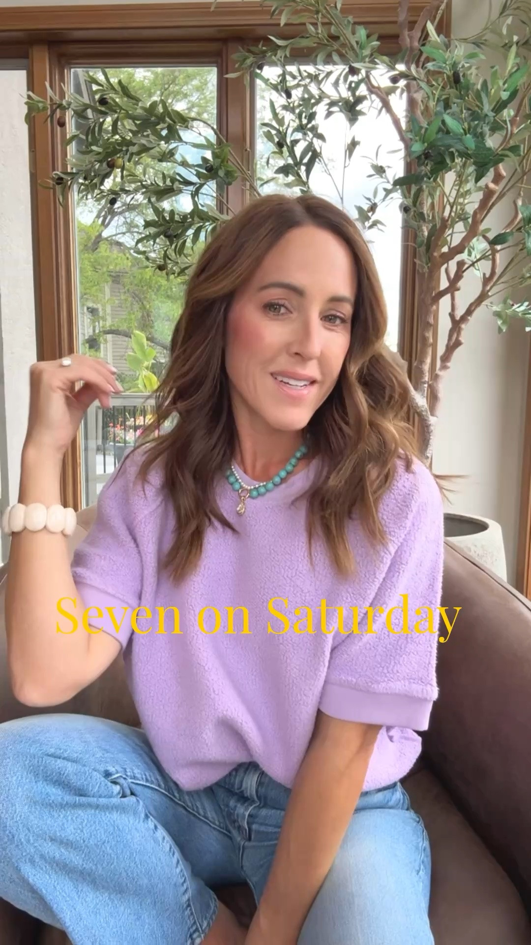 Seven on Saturday. 
Favorite inside out sweatshirt now in short sleeve! Size up. M here. More colors linked in stories.

#LTKgrwm #LTKootd #LTKActive