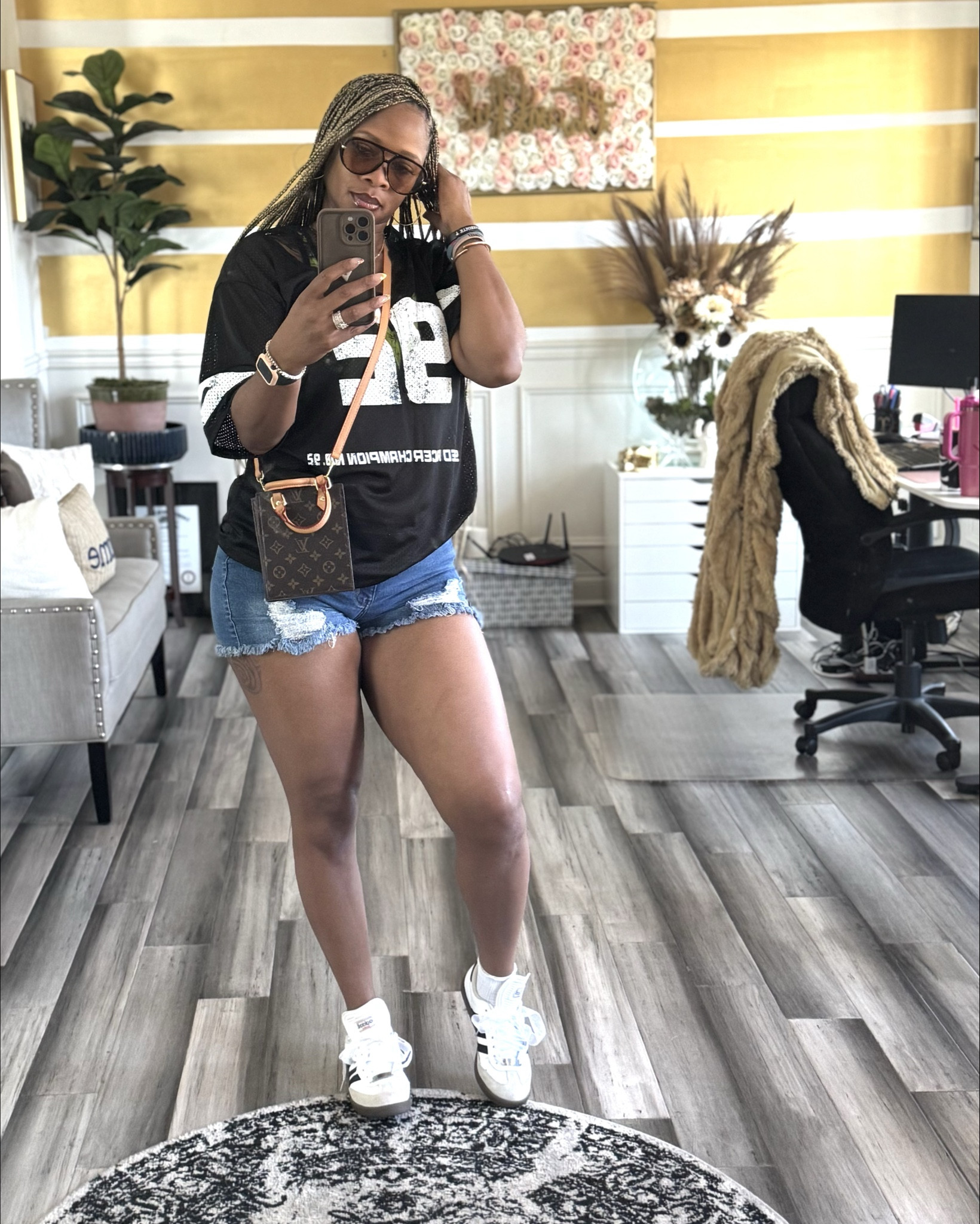 Waist-length braids, sun-kissed skin, and a whole lot of heat 💫✨ Summer’s got nothing on this glow. #LTKStyle #GlamGirlSummer #BraidedBeauty

#LTKBeauty #LTKStyleTip #LTKOver40