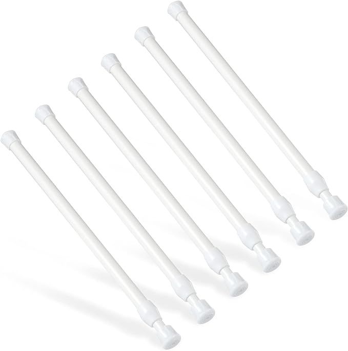 6Pcs Tension Rod, Goowin Tension Rods for Windows, No Drilling Rustproof Spring Adjustable Tensio... | Amazon (CA)