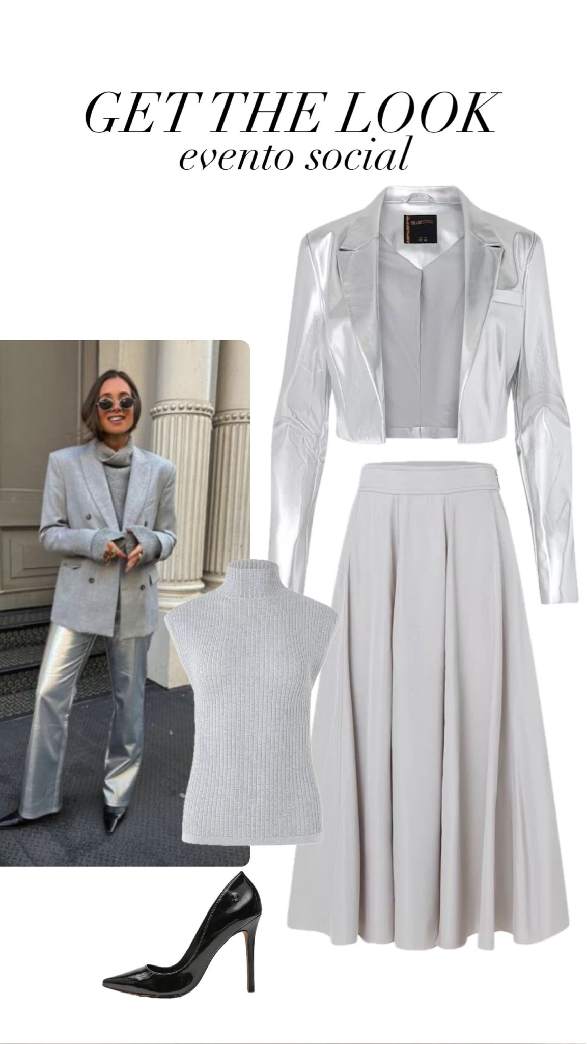 Compre o look nos links abaixo 