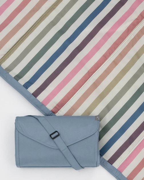Outdoor Blanket - Chroma Rugby Stripe | Little Unicorn