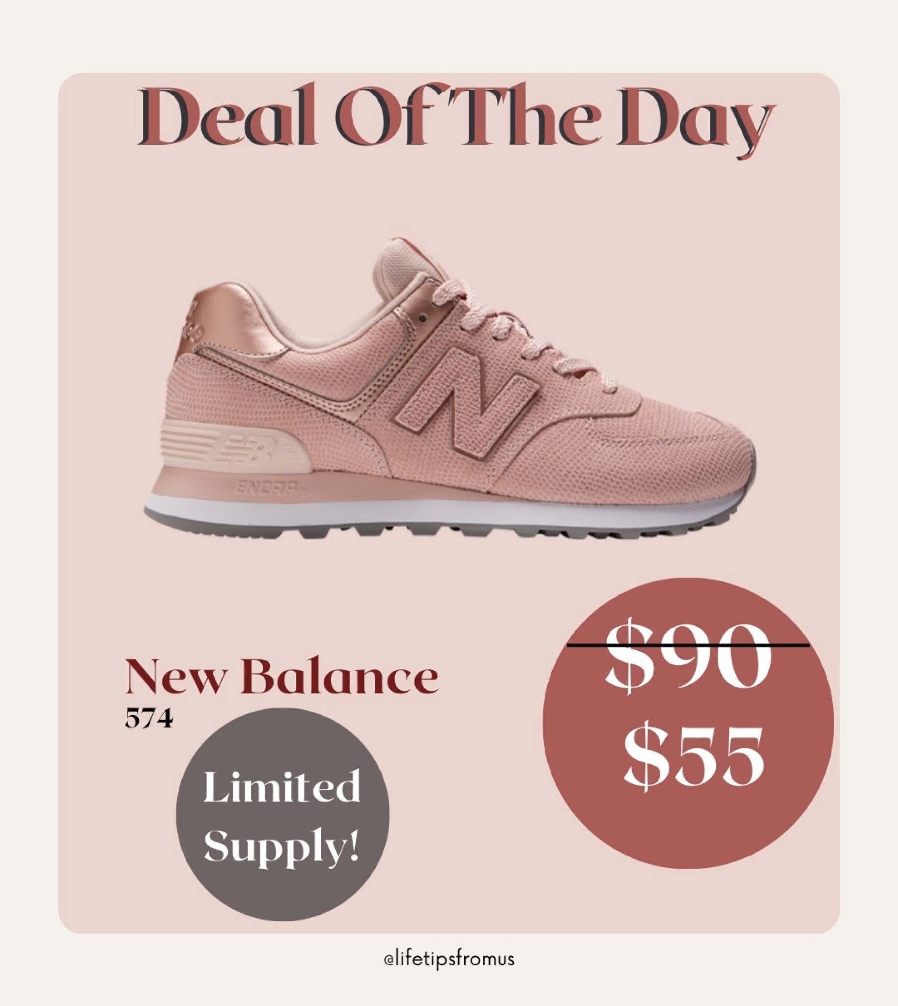 New Balance 574 in Pink 

Follow my shop @lifetipsfromus for more great finds! 


#LTKGiftGuide #LTKFind #LTKunder100
