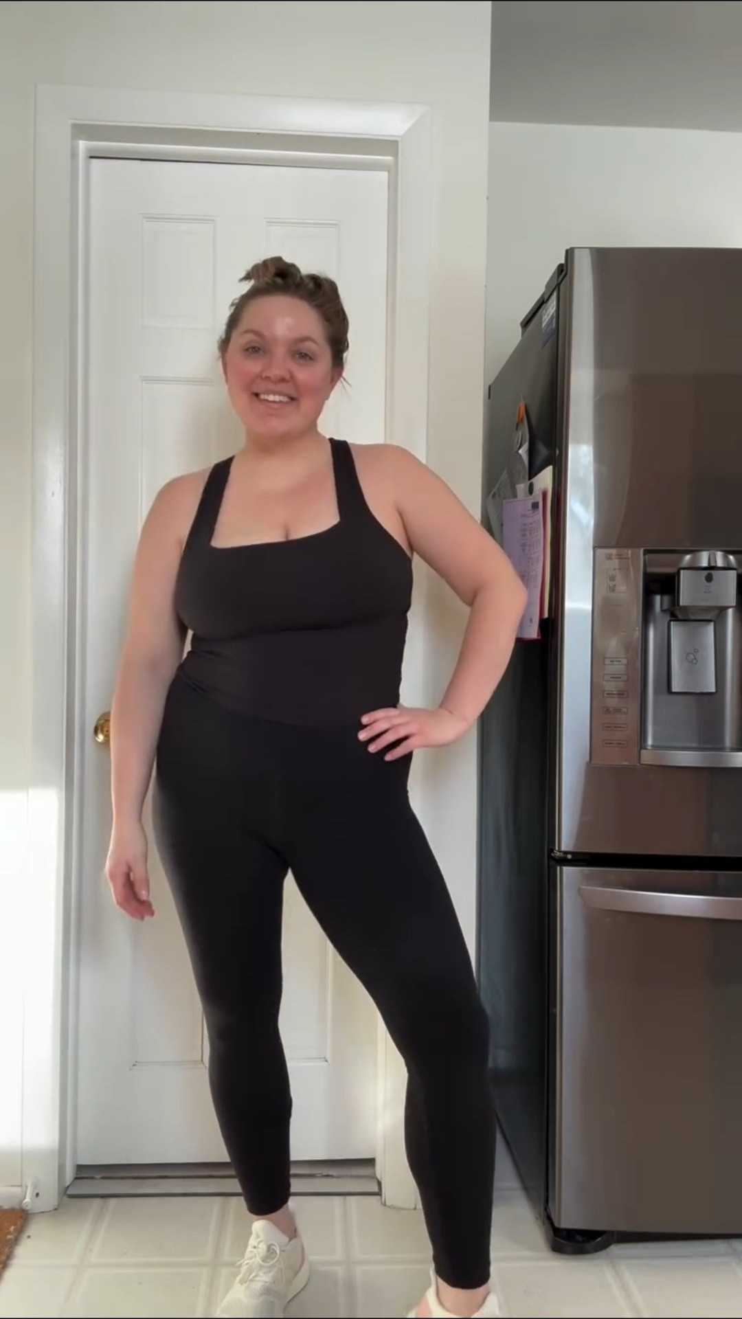 As someone who pretty body neutral / body positive, the way that my postpartum body has been having a negative affect on my mental state has really thrown me for a loop. I’ve worked really hard to have this positive mindset, but lately I’ve been getting back into ancient thought patterns that just don’t serve me. So, I’m trying really hard to work through those things. 

One thing I’ve been trying to do, which is harder in the winter with freezing temps, is practice not hiding from my body. It’s so easy to burry myself in sweats Adam Sandler style every day. But the more that I “face myself” the easier it is to accept and love myself where I’m at. Vs the imagine that I have in my mind. 

If you’re interested in shopping the fit :

Comment SHOP below to receive a DM with the link to this post on my LTK ⬇ https://liketk.it/5N9SX #ltkfitnessgoals #ltkmorningroutine #ltkactive