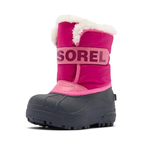 SOREL Children's Snow Commander Boot - Tropic Pink, Deep Blush - 10 | Amazon (US)