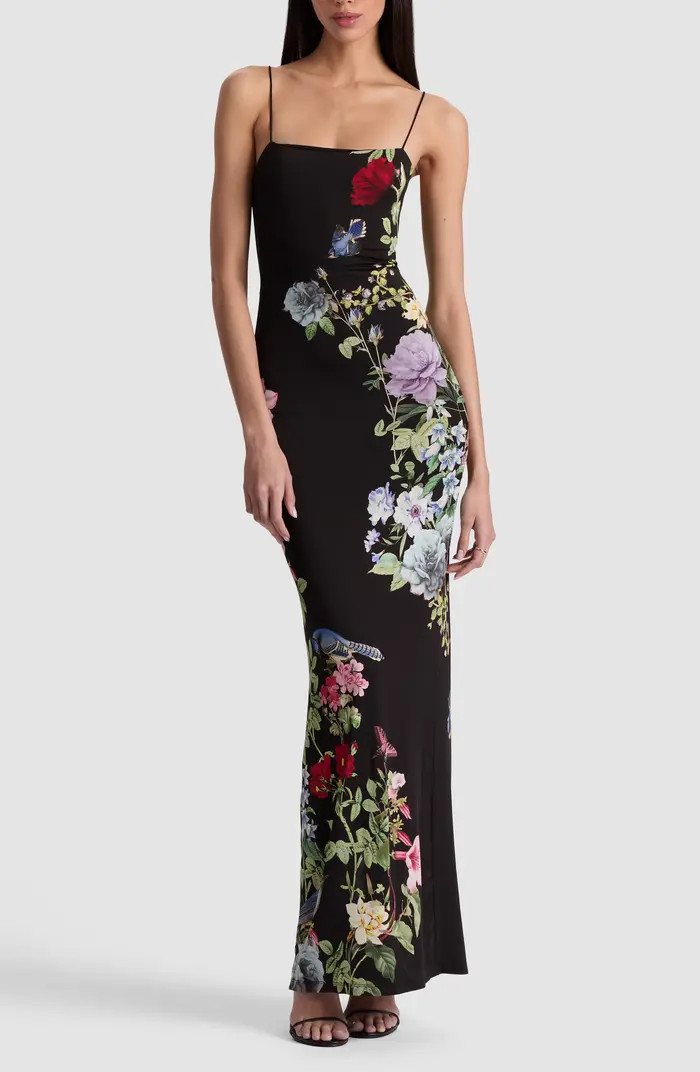 Fifi Floral Column Maxi Dress | Nordstrom