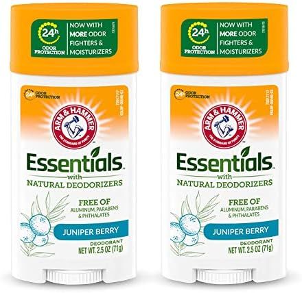 ARM & HAMMER Essentials Deodorant- Clean Juniper Berry- Wide Stick- Made with Natural Deodorizers... | Amazon (US)