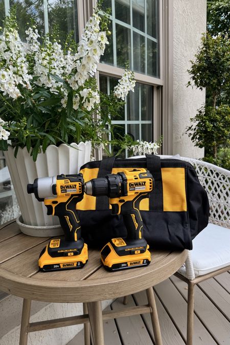Father’s Day gift idea! #AD This DeWalt drill/driver combo kit is on major sale at @loweshomeimprovement right now! #Lowespartner Get both the drill and driver, plus the carrying case, two 20V batteries and charger for only $169! This is an amazing value for all these items–I purchased them immediately to add to my collection!

#LTKSaleAlert #LTKHome #LTKSeasonal