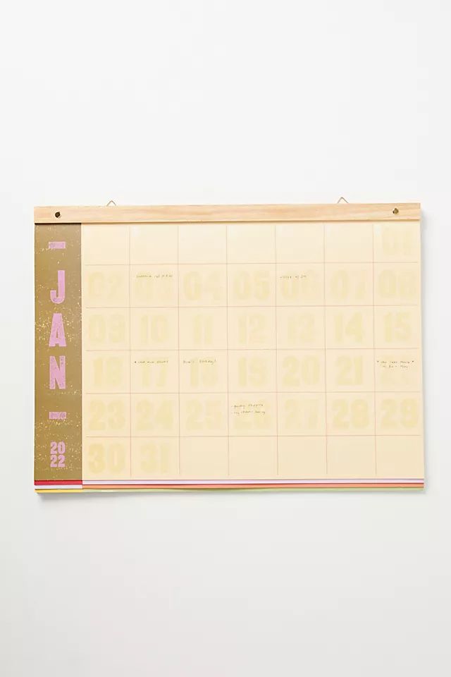 Leila 2022 Wall Calendar | Anthropologie (US)
