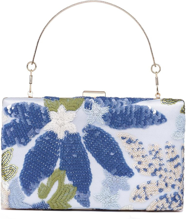 Kseymeir Women Clutch Handbag Evening Shoulder Purse Envelope Evening Bag | Amazon (US)