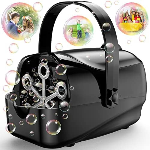 Bubble Machine, 5000+Bubbles Per Minute Bubbles for Kids Toddlers, Automatic Bubble Blower with 3 Sp | Amazon (US)
