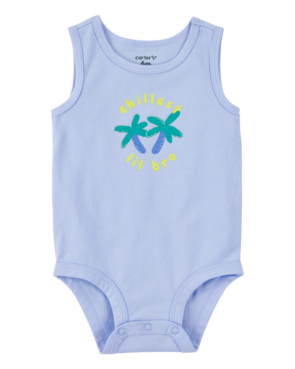 Baby Chillest Lil Bro Sleeveless Bodysuit - Blue - Carter's | Carter's | Carter's Inc