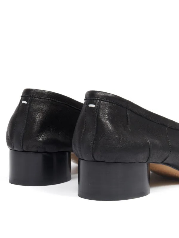 Maison Margiela 30mm Tabi New Pumps | Black | FARFETCH ID | Farfetch Global