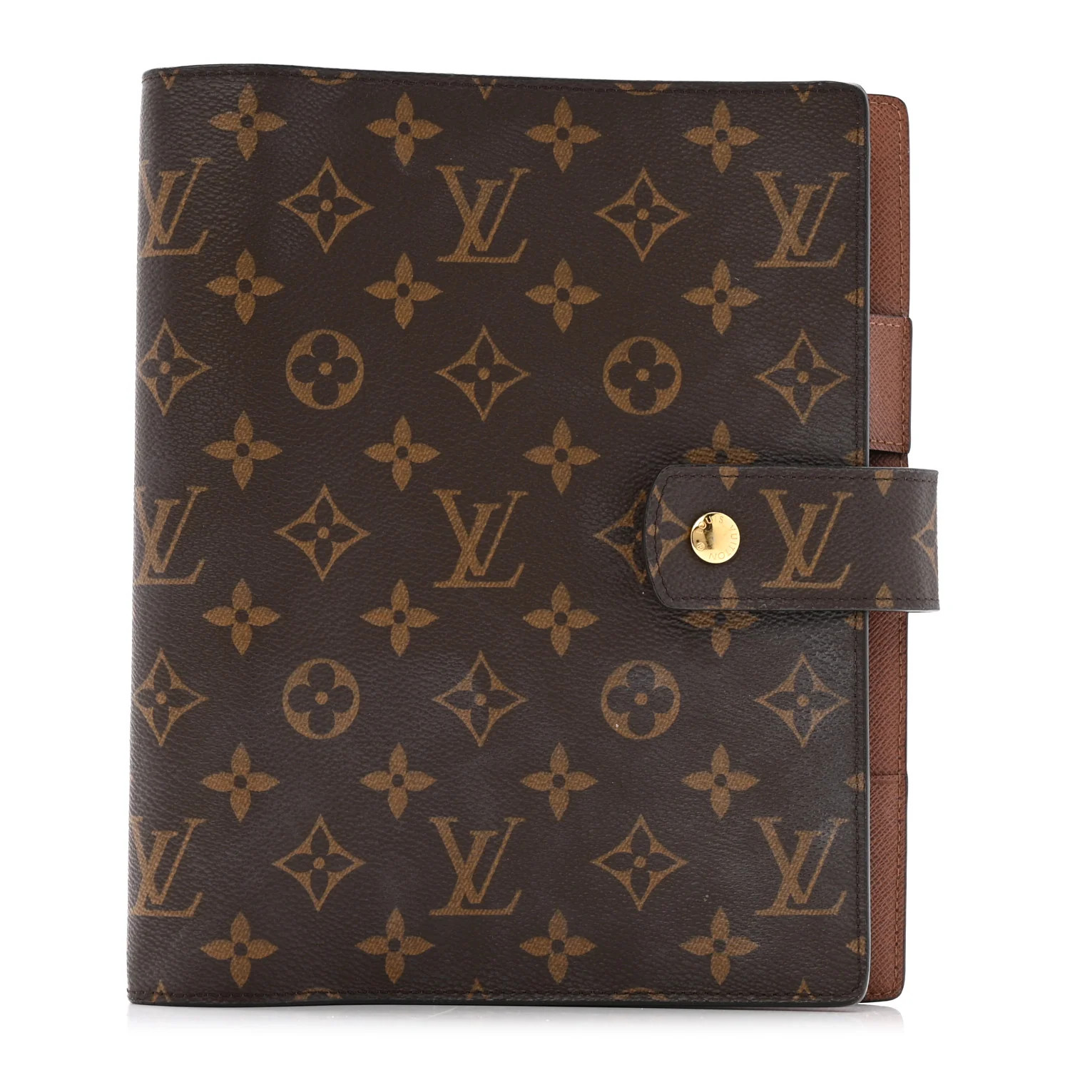 Monogram Large Ring Agenda Cover | FASHIONPHILE (US)