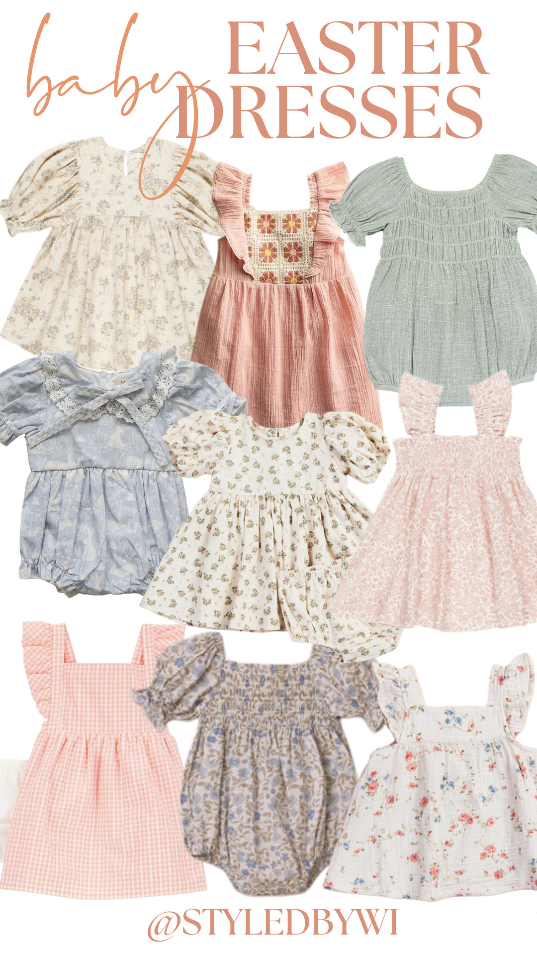 Baby Easter dress 
baby's first easter outfit  

 